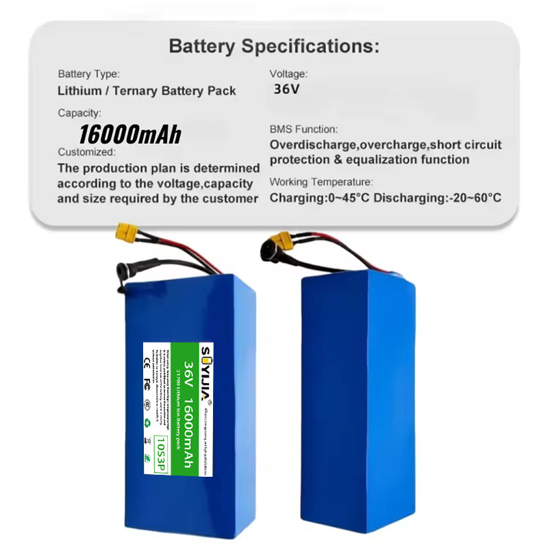 21700 36V 16Ah 10S3P Batterie  - 60V 50Ah Electric Scooter Battery review and price